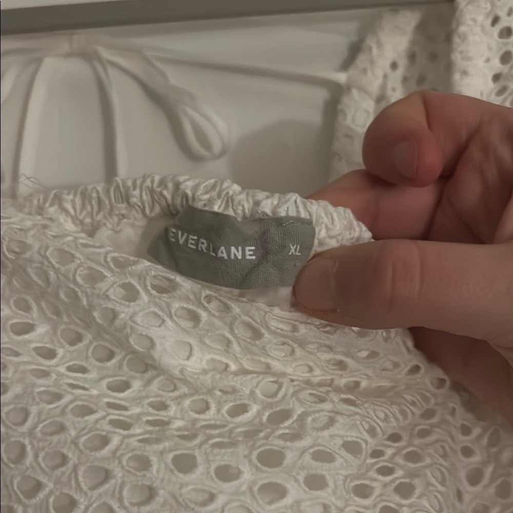 Everlane Eyelet Blouse - Picture 3 of 4